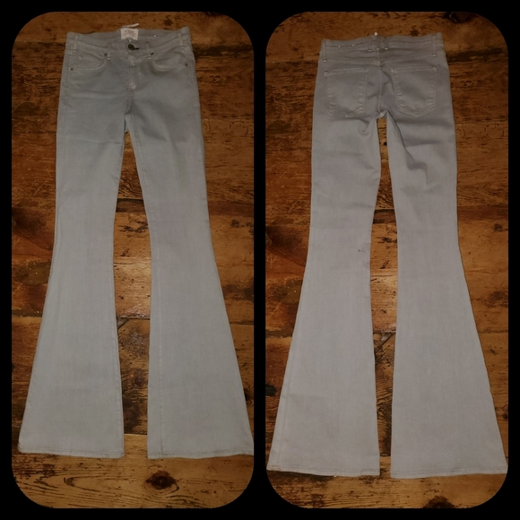 ๐๏ธ Mcquire denim Anthropologie Flare Jeans NWOT - Picture 6 of 14